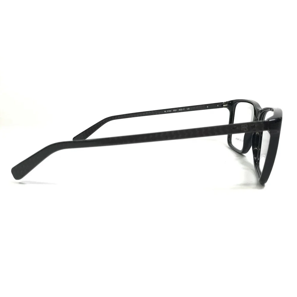 Ralph Lauren Eyeglasses Frames RL6163 5001 Black Gray Carbon Fiber 55-17-145